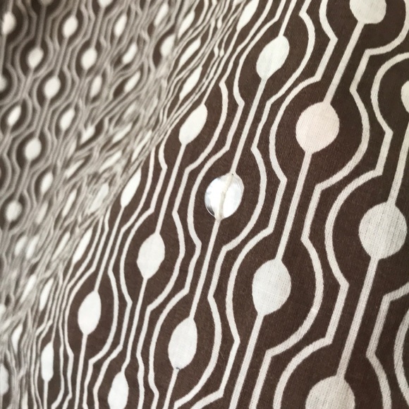 Talbots 3/4 sleeve sheer cotton top - Picture 5 of 6